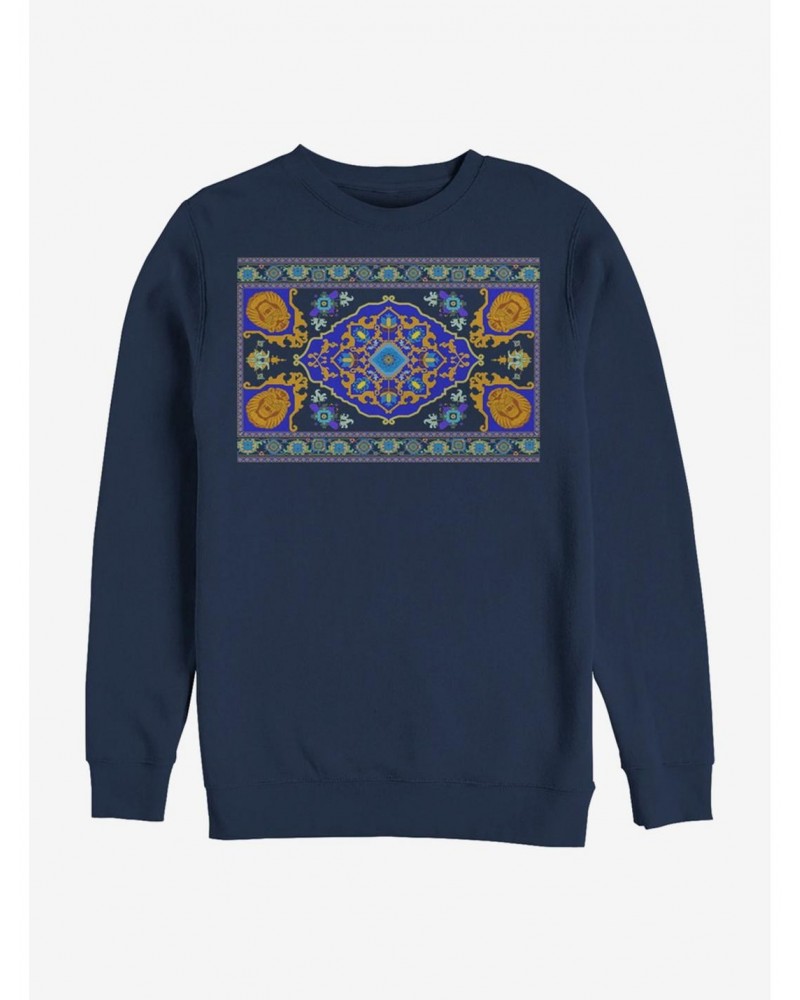 Disney Aladdin 2019 Magic Carpet Panel Print Sweatshirt $14.76 Sweatshirts