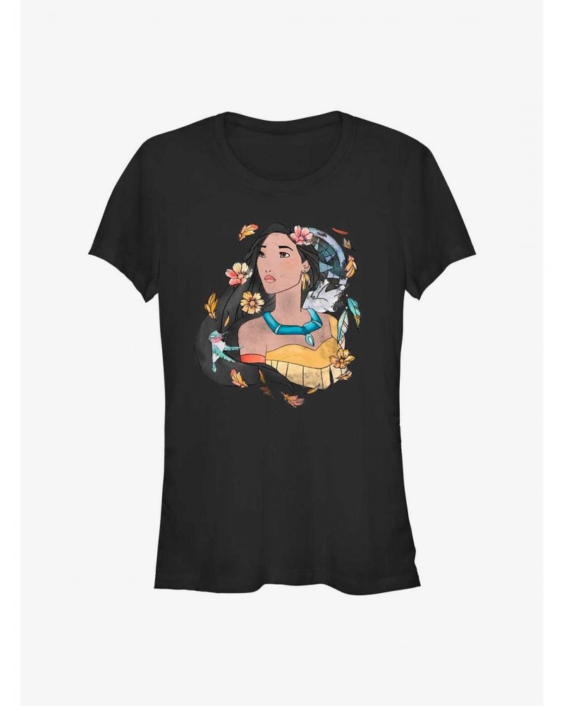 Disney Pocahontas Earth Day Dreamcatcher Sketch Girls T-Shirt $11.95 T-Shirts