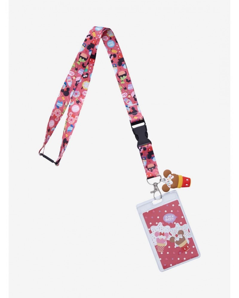 Disney Mickey Mouse & Minnie Mouse Sweets Lanyard $4.45 Lanyards