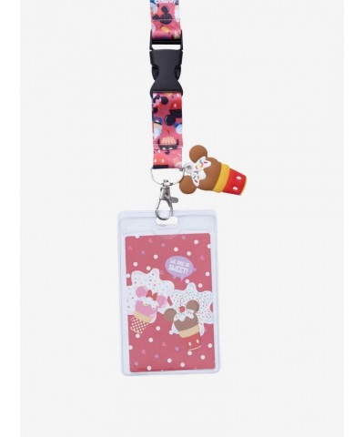 Disney Mickey Mouse & Minnie Mouse Sweets Lanyard $4.45 Lanyards