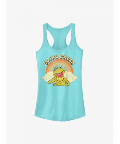 Disney The Muppets Green Kermit Girls Tank $10.46 Tanks