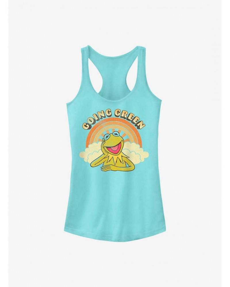 Disney The Muppets Green Kermit Girls Tank $10.46 Tanks