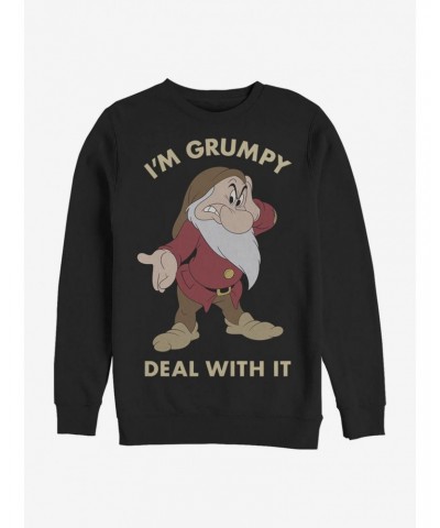 Disney Snow White And The Seven Dwarfs I'm Grumpy Crew Sweatshirt $15.87 Sweatshirts