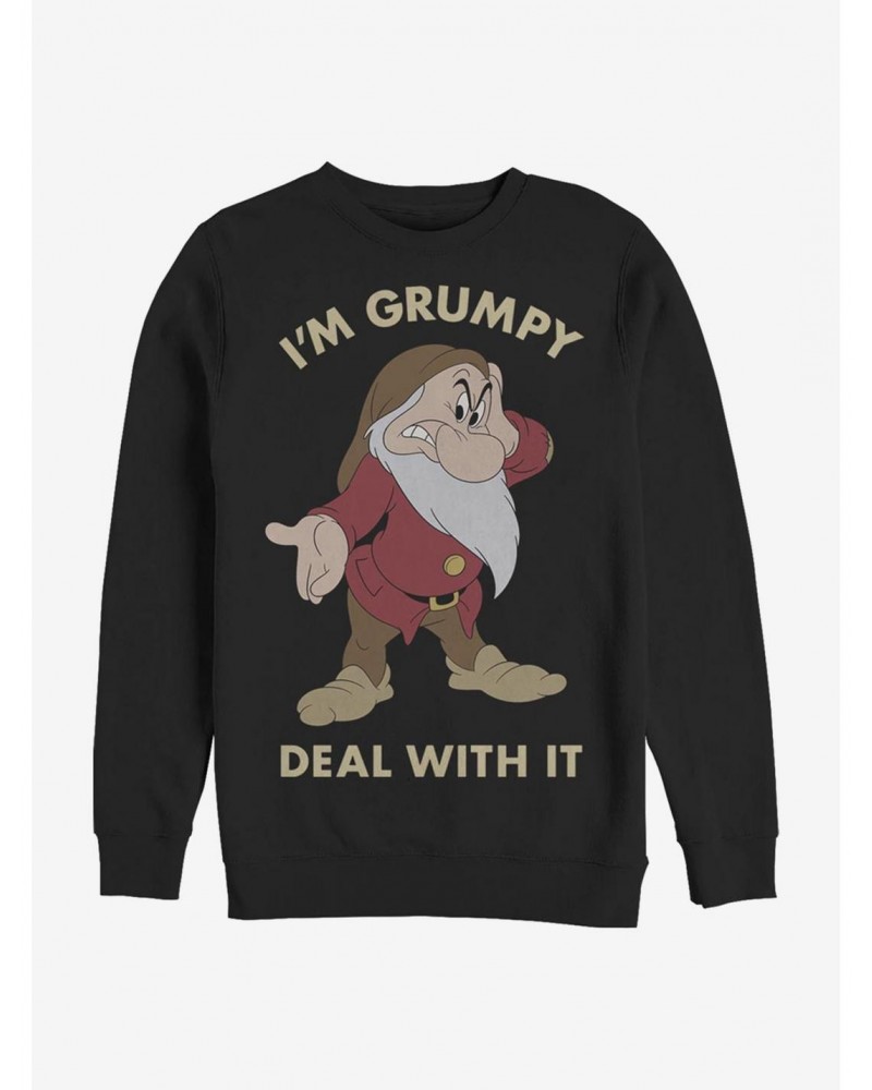 Disney Snow White And The Seven Dwarfs I'm Grumpy Crew Sweatshirt $15.87 Sweatshirts