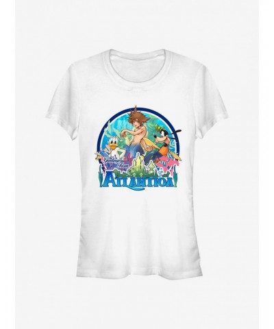 Disney Kingdom Hearts Atlantica World Girls T-Shirt $8.22 T-Shirts