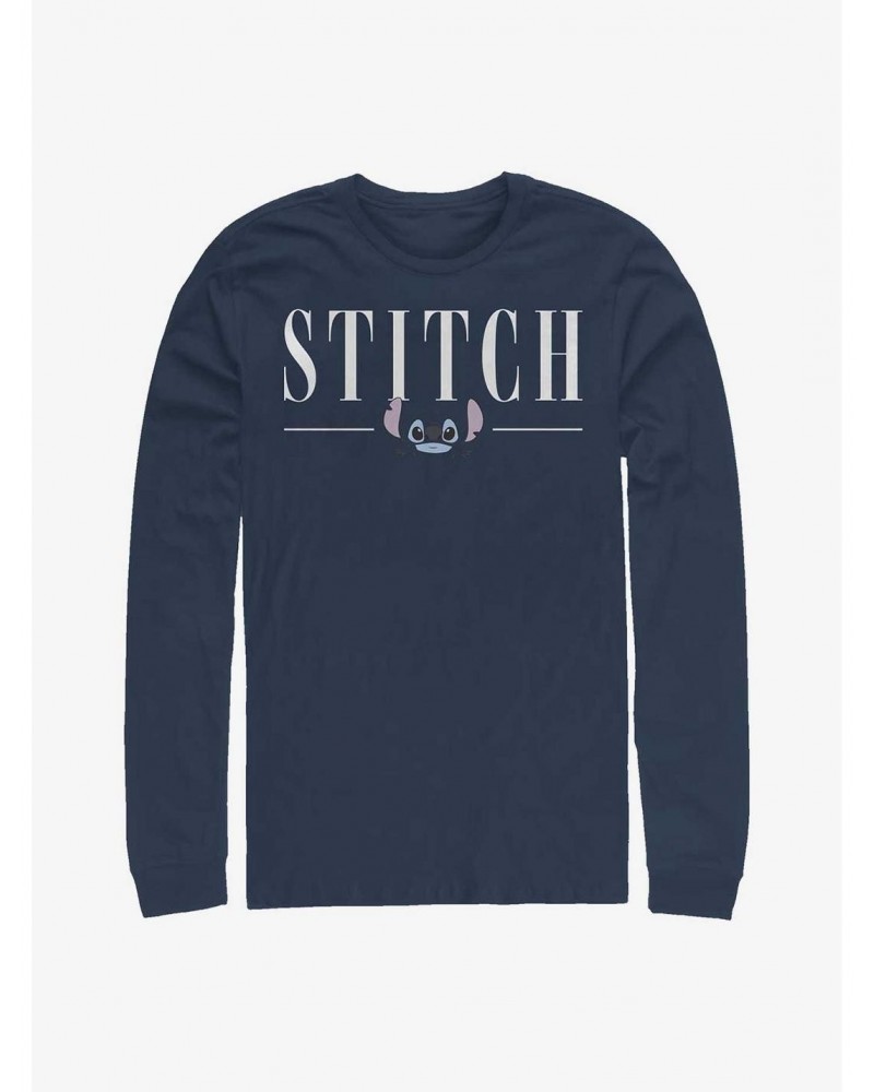 Disney Lilo & Stitch Title Long-Sleeve T-Shirt $11.19 T-Shirts