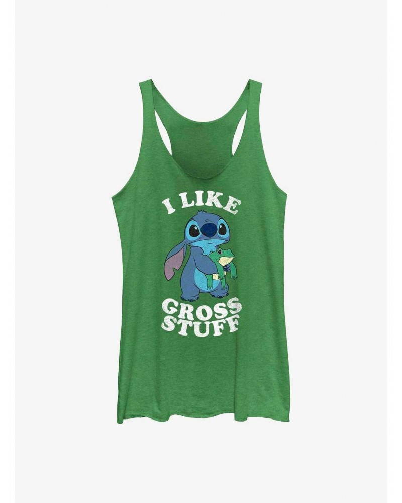 Disney Lilo & Stitch I Like Gross Stuff Stitch Girls Tank $9.58 Tanks