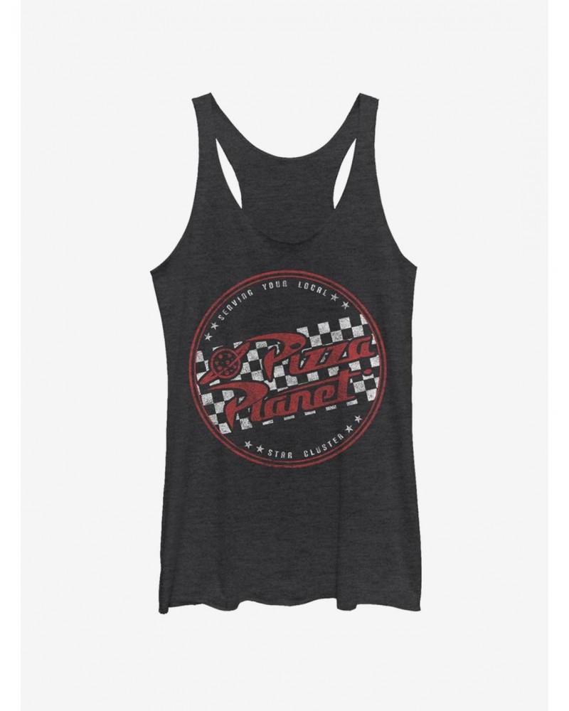 Disney Pixar Toy Story Pizza Planet Logo Girls Tank $12.43 Tanks