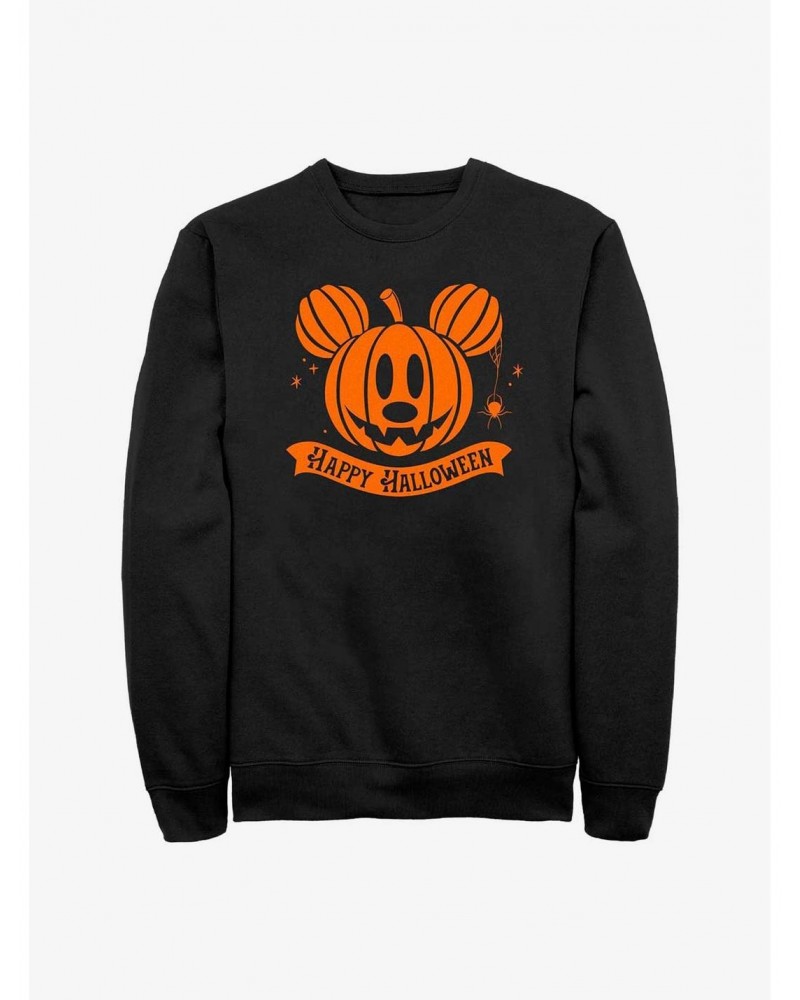 Disney Mickey Mouse Pumpkin Head Sweatshirt $14.76 Sweatshirts