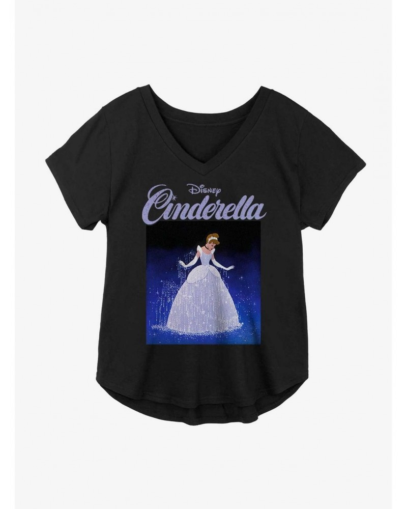 Disney Cinderella Dress Transformation Girls Plus Size T-Shirt $9.25 T-Shirts