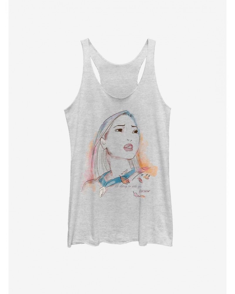 Disney Pocahontas Watercolor Pocahontas Girls Tank $8.81 Tanks