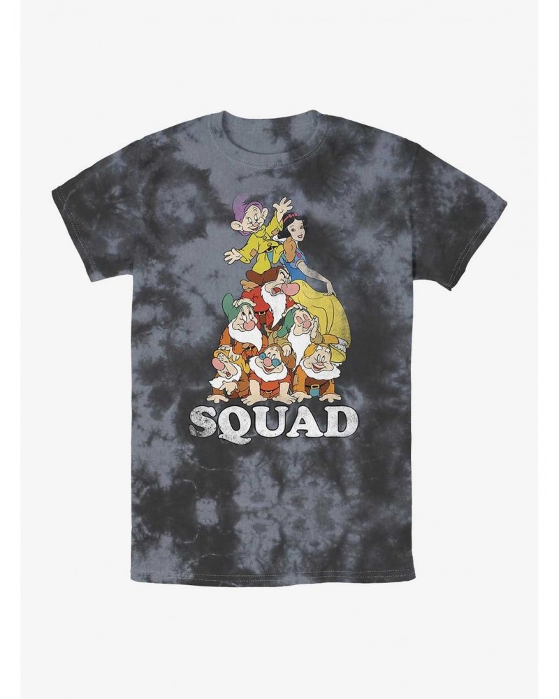 Disney Snow White and the Seven Dwarfs Squad Tie-Dye T-Shirt $9.84 T-Shirts