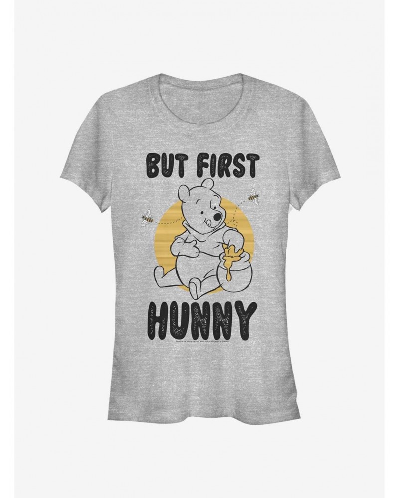 Disney Winnie The Pooh First Hunny Classic Girls T-Shirt $8.22 T-Shirts