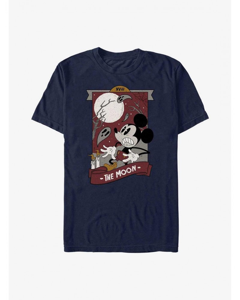 Disney Mickey Mouse The Moon Tarot Card T-Shirt $7.65 T-Shirts