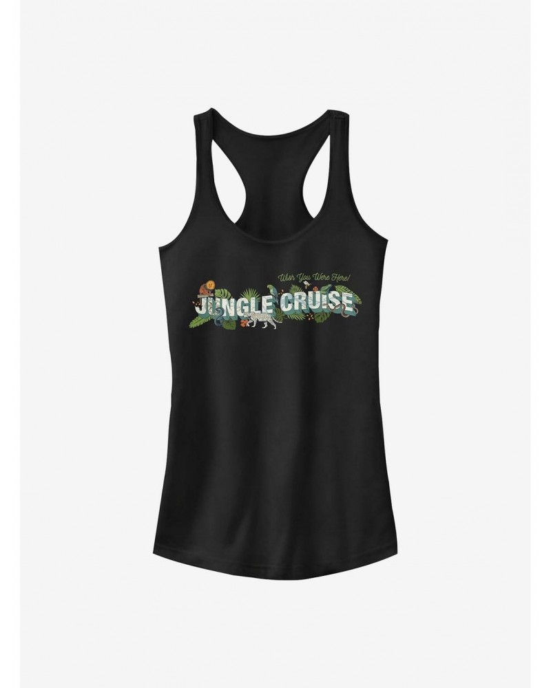 Disney Jungle Cruise Wish You Were Here Girls Tank $12.45 Tanks