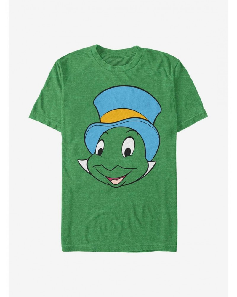 Disney Pinocchio Jiminy Face T-Shirt $8.37 T-Shirts