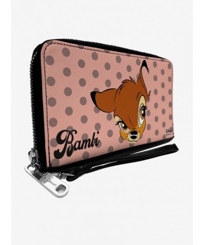 Disney Bambi Dots Zip Around Wallet $17.10 Wallets