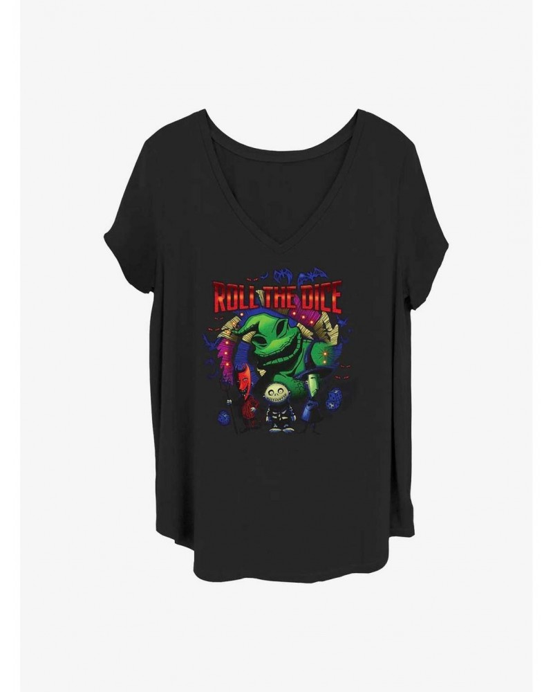 Disney The Nightmare Before Christmas Oogie Dice Girls T-Shirt Plus Size $9.83 T-Shirts