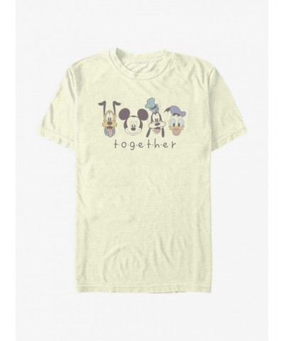 Disney Mickey Mouse Together Group Heads T-Shirt $11.71 T-Shirts