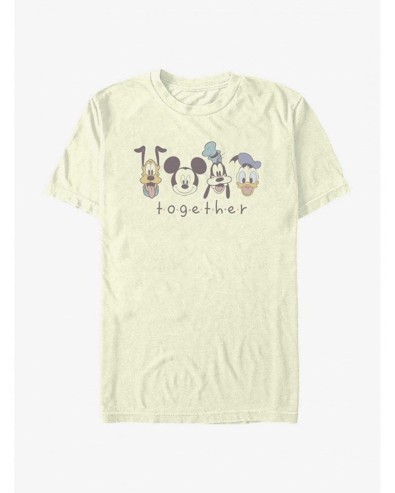 Disney Mickey Mouse Together Group Heads T-Shirt $11.71 T-Shirts