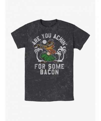 Disney The Lion King Bacon Achin' Mineral Wash T-Shirt $12.17 T-Shirts