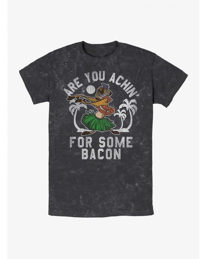 Disney The Lion King Bacon Achin' Mineral Wash T-Shirt $12.17 T-Shirts