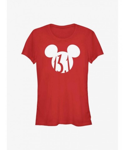 Disney Mickey Mouse 13.1 Half Marathon Ears Girls T-Shirt $10.21 T-Shirts