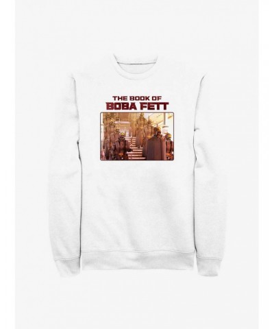 Star Wars The Book Of Boba Fett Take Cover Crew Sweatshirt $15.50 Sweatshirts