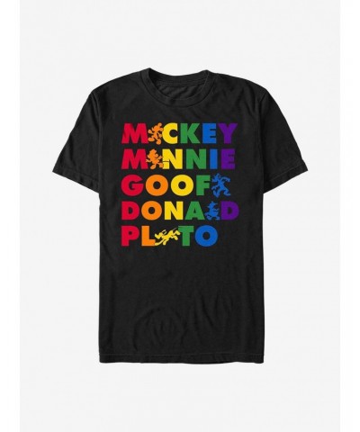 Disney Mickey Mouse Rainbow Friends T-Shirt $7.65 T-Shirts