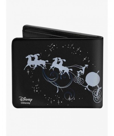 Disney Cinderella Countdown to Midnight Pumpkin Coach Bifold Wallet $8.78 Wallets