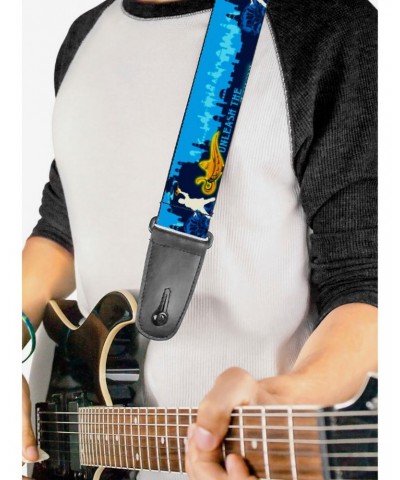 Disney Aladdin Genie Lamp City Skyline Guitar Strap $7.47 Guitar Straps