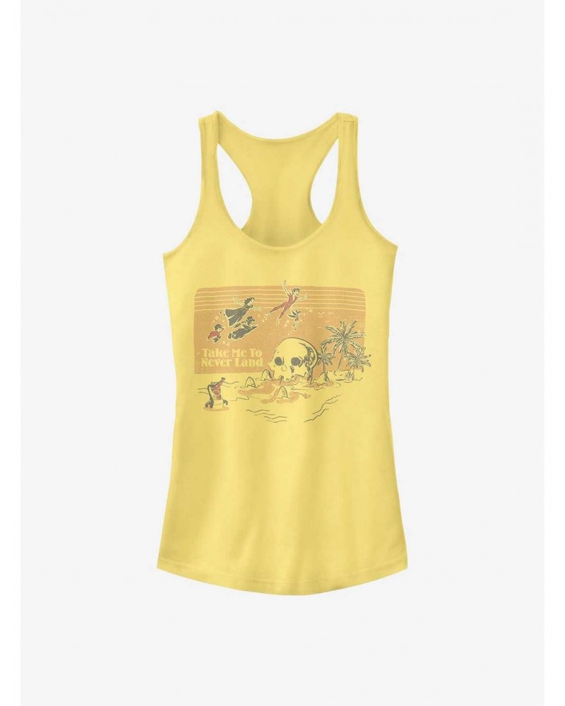 Disney Peter Pan Fly To Skull Island Girls Tank $11.21 Tanks