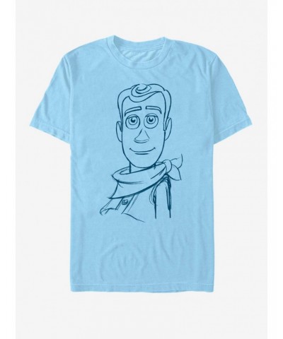 Disney Pixar Toy Story Woody Sketch T-Shirt $12.20 T-Shirts