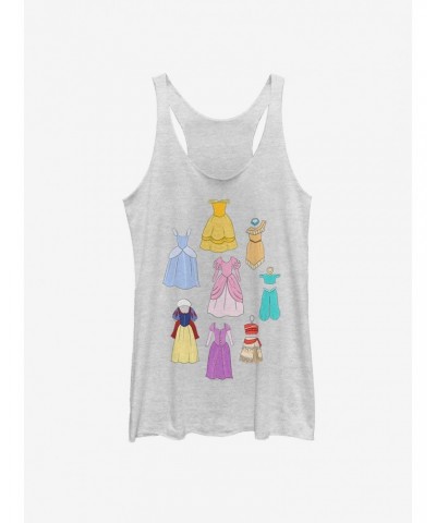 Disney Princess Classic Sketchbook Dresses Girls Tank $8.55 Tanks