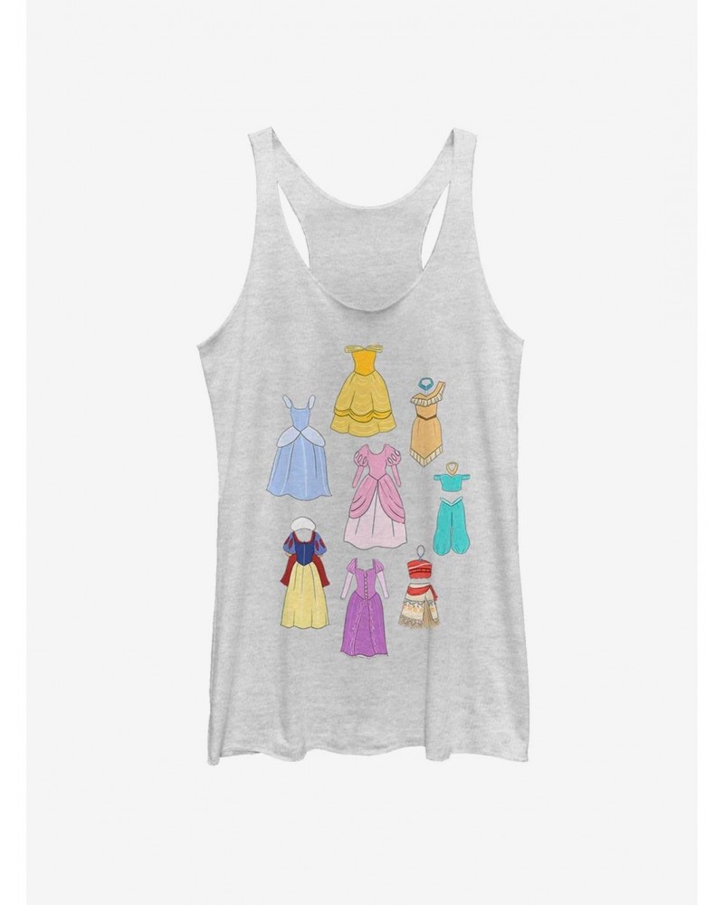 Disney Princess Classic Sketchbook Dresses Girls Tank $8.55 Tanks