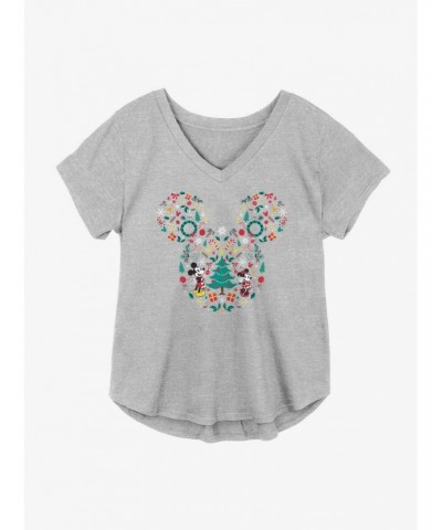 Disney Mickey Mouse Holiday Icons Girls Plus Size T-Shirt $13.01 T-Shirts