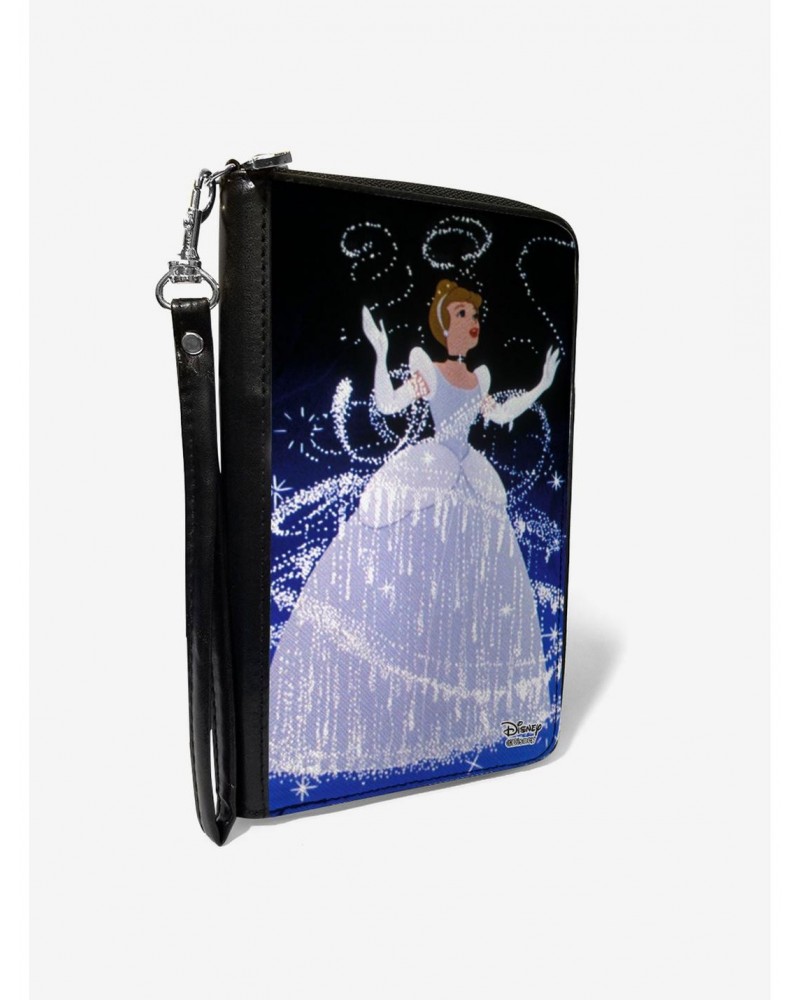 Disney Cinderella Ball Gown Transformation Zip Around Wallet $11.87 Wallets