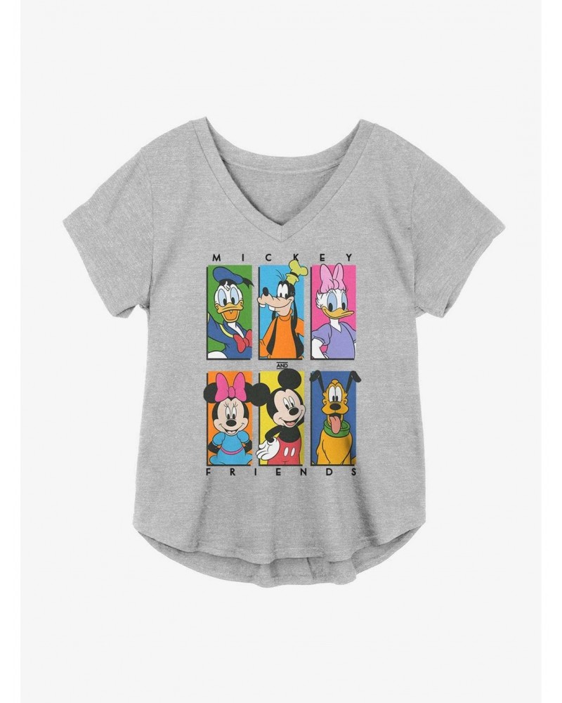 Disney Mickey Mouse Friends Girls Plus Size T-Shirt $8.67 T-Shirts