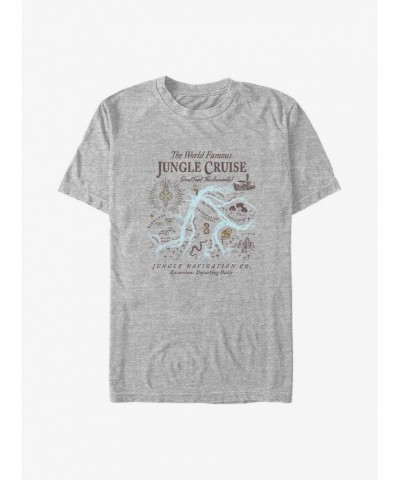 Disney Jungle Cruise Map Big & Tall T-Shirt $13.46 T-Shirts