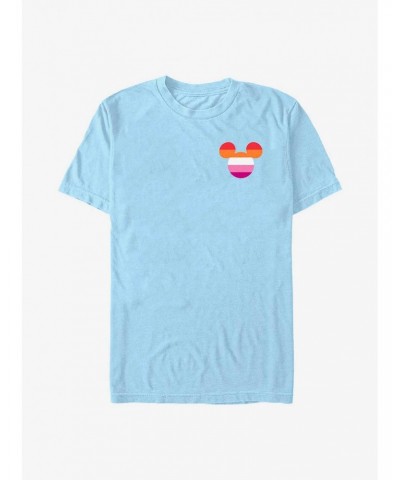 Disney Mickey Mouse Lesbian Pride Badge Pride T-Shirt $8.84 T-Shirts