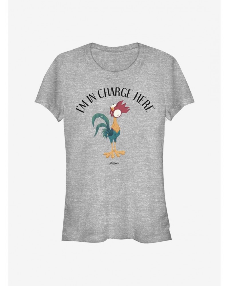 Disney Moana Hei Hei In Charge Girls T-Shirt $8.22 T-Shirts