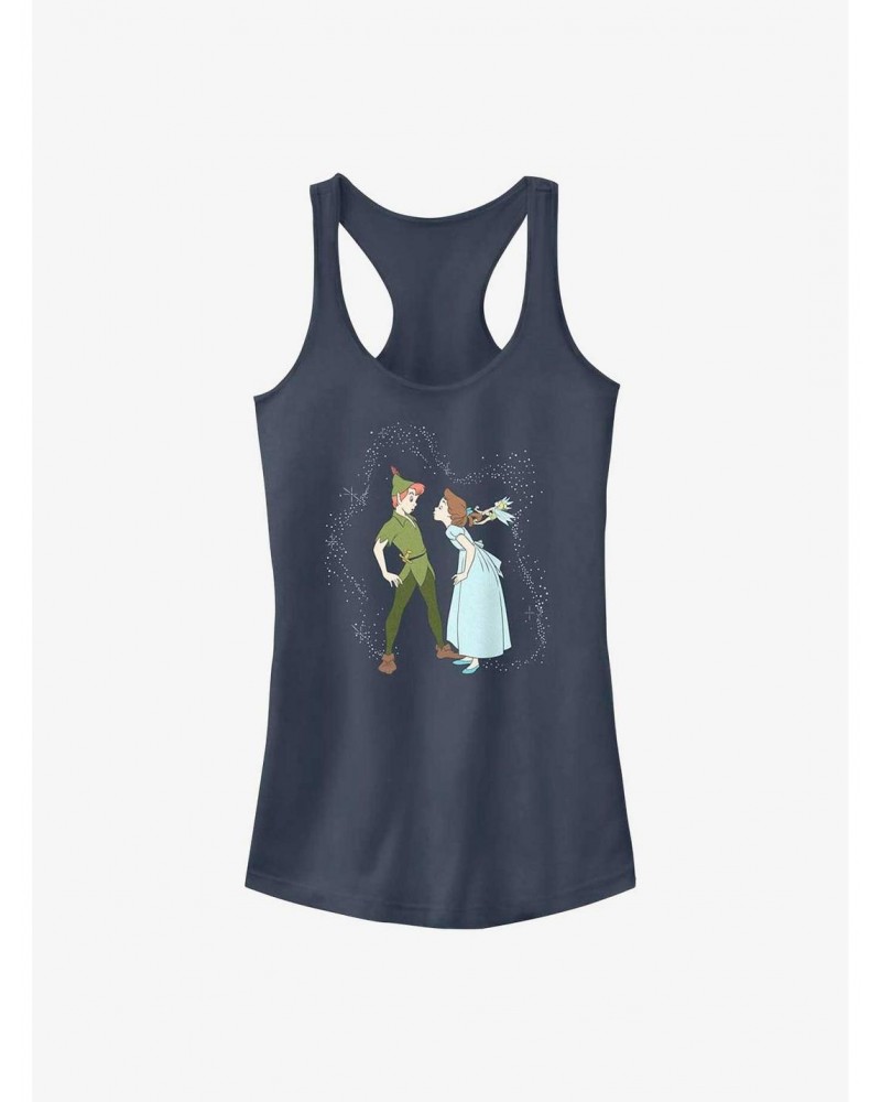 Disney Peter Pan Peter & Wendy Kiss Girls Tank $12.20 Tanks