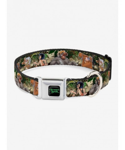 Disney The Jungle Book I Wanna Be Like You Seatbelt Buckle Dog Collar $11.70 Pet Collars