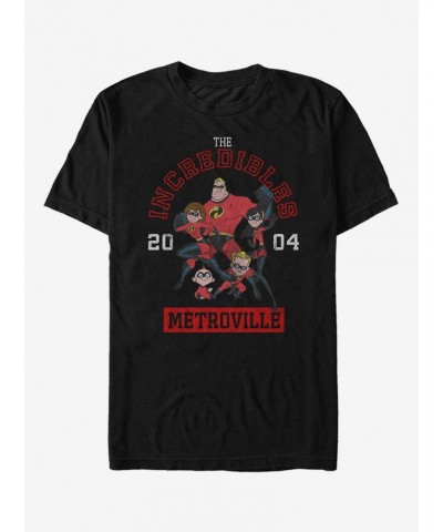 Disney Pixar The Incredibles Metroville Family T-Shirt $7.41 T-Shirts