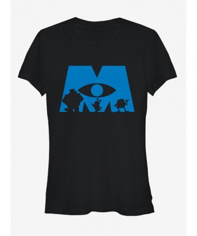 Monsters Inc. Logo Silhouette Girls T-Shirt $7.97 T-Shirts