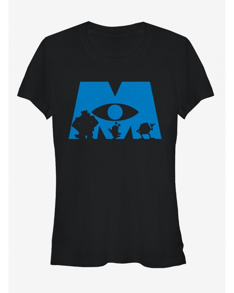 Monsters Inc. Logo Silhouette Girls T-Shirt $7.97 T-Shirts