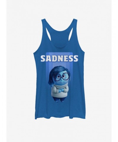 Disney Pixar Inside Out Sadness Girls Tank $11.40 Tanks