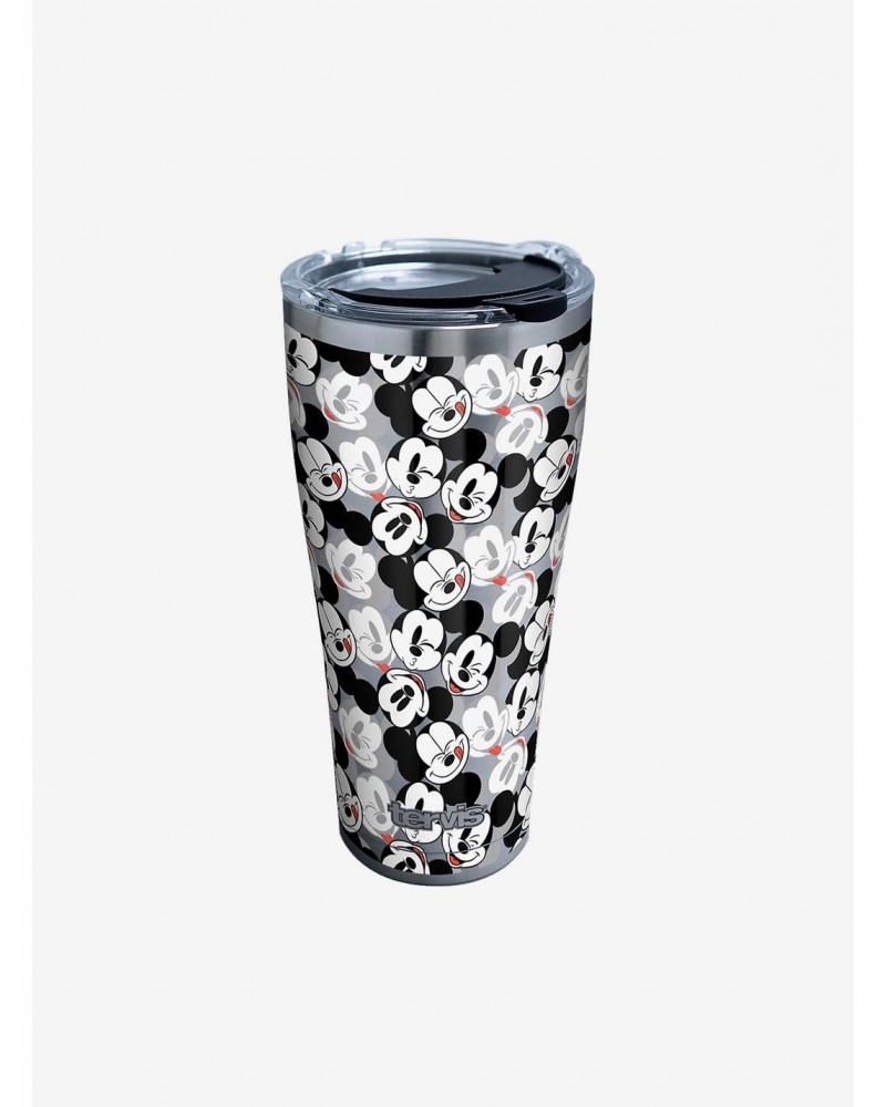 Disney Mickey Mouse Expressions 30oz Stainless Steel Tumbler With Lid $16.61 Tumblers