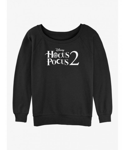 Disney Hocus Pocus 2 Stacked Logo Girls Sweatshirt $15.50 Sweatshirts