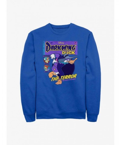 Disney Darkwing Duck Darkwing Comic Sweatshirt $11.07 Sweatshirts